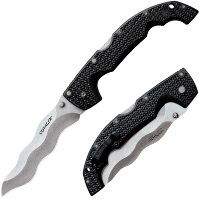 Cold Steel Kris Voyager Folder 5.5 in Blade Griv-Ex Handle