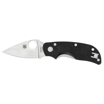 Spyderco Cat Folder 2.44 in Plain Black G-10 Handle