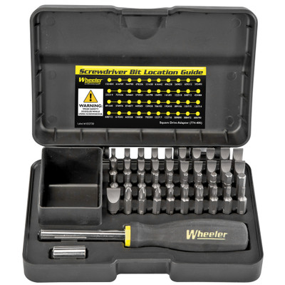 Wheeler Professional Gunsmithing Screwdriver Set 43pc