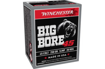 Winchester Big Bore 45 Colt 250gr Jhp Cs 20/box
