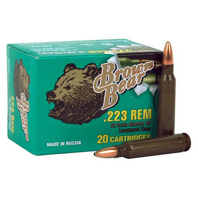 DKG Trading Inc. Bear Brown .223 REM, 62gr, HP - 20 Rounds [MPN: AR223HP]