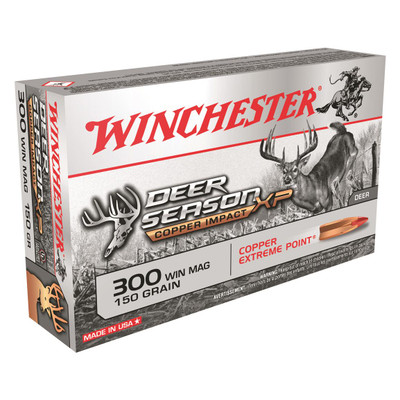 Winchester Deer Season XP .300 WIN MAG, 180gr, Copper Impact - 20 Rounds [MPN: X300SCLF2]