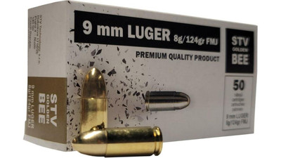 STV 9MM, 124gr, FMJ - 50 Rounds (8594199840032)