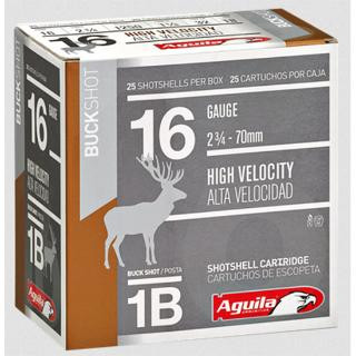 Aguila 16 GA, 2-3/4in. 1-1/8oz. 1-1/8 Shot - 25 Rounds [MPN: 1C1601BA]
