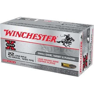 Winchester Super-X .22 LR, 40gr, PPLHP - 222 Rounds [MPN: X22LRPPB]