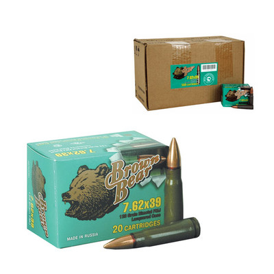 DKG Trading Inc. Golden Bear 7.62X39MM, 123gr, HP - 500 Rounds [MPN: AG762HP]