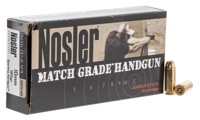 Nosler Match Grade 10MM ACP, 180gr, JHP - 50 Rounds [MPN: 51412]