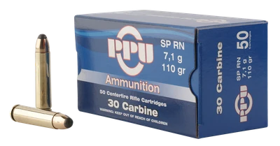PPU Standard Rifle .30 CARBINE, 110gr, SP - 50 Rounds [MPN: PP30S]