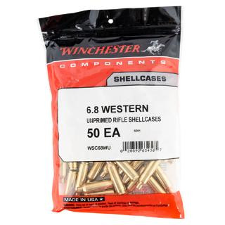 WINCHESTER 6.8 WESTERN UNPRIMED SHELLCASE 50/20