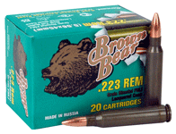 Brown Bear .223 REM, 55gr, FMJ - 20 Rounds [MPN: AB223FMJ]