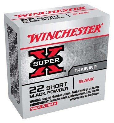 Winchester Black Powder Blank .22 SHORT, Blanks - 50 Rounds [MPN: X22SB]