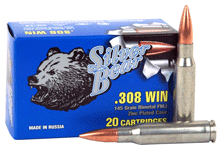 Barnaul .308 WIN/7.62 NATO, 145gr, FMJ - 20 Rounds [MPN: BRN308WINZNFMJ145]