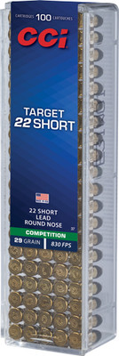 CCI .22 SHORT, 29gr, LRN - 100 Rounds