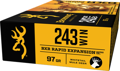 Browning BXR .243 WIN, 97gr, Matrix Tip - 20 Rounds [MPN: B192102431]
