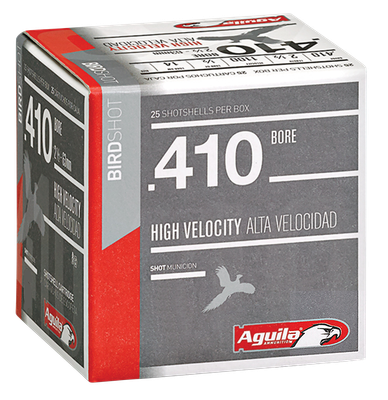 Aguila Sub-Gauge .410 BORE, 2-1/2in. 1/2oz. #7.5 Shot - 25 Rounds [MPN: 1CHB4137]
