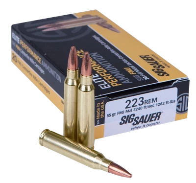 Sig Sauer Elite Performance .223 REM, 55gr, FMJ - 20 Rounds [MPN: E223B120]