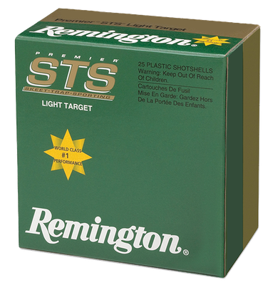 Remington Premier STS Target Load 12 GA, 2-3/4in. 1-1/8oz. #7.5 Shot - 25 Rounds [MPN: 20250]