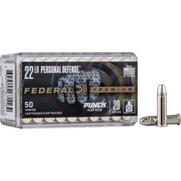 Federal Premium Personal Defense .22 LR, 29gr, FN - 50 Rounds [MPN: PD22L1]