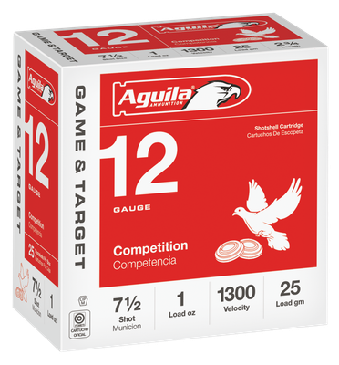 Aguila Competition 12 GA, 2-3/4in. 1oz. #7.5 Shot - 25 Rounds [MPN: 1CHB1327]