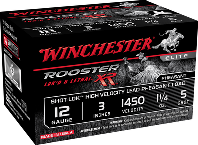 Winchester Rooster XR 12 GA, 3in. 1-1/4oz. #5 Shot - 15 Rounds [MPN: SRXR123HV5]