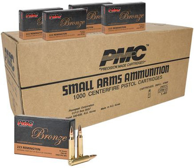 PMC Bronze .223 REM, 55gr, FMJ - 1000 Rounds