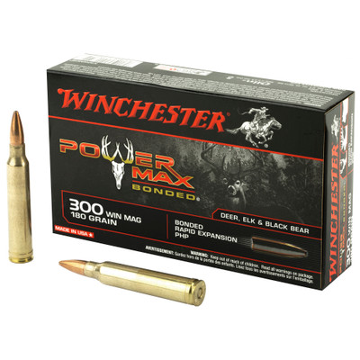 Winchester Power Max Bonded .300 WIN MAG, 180gr, PMB - 20 Rounds [MPN: X30WM2BP]