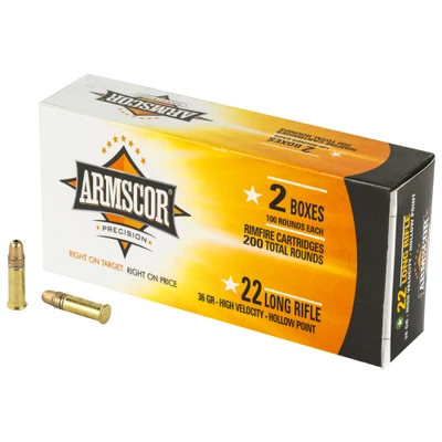 Armscor Precision .22 LR, 36gr, HP - 200 Rounds [MPN: 50321]