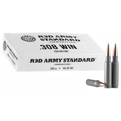 Century Arms Red Army Standard .308 WIN/7.62 NATO, 150gr, FMJ - 20 Rounds [MPN: AM3090]