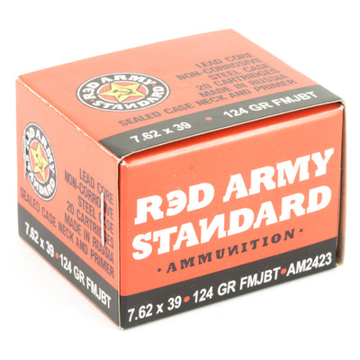 Century Arms 7.62X39MM, 124gr, FMJ - 20 Rounds [MPN: AM2423]