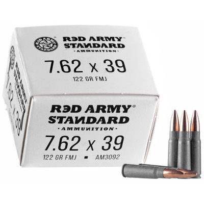 Century Arms Red Army Standard 7.62X39MM, 122gr, FMJ - 20 Rounds [MPN: AM3092]