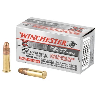Winchester Super-X .22 LR, 40gr, CPRN - 50 Rounds [MPN: X22LR]