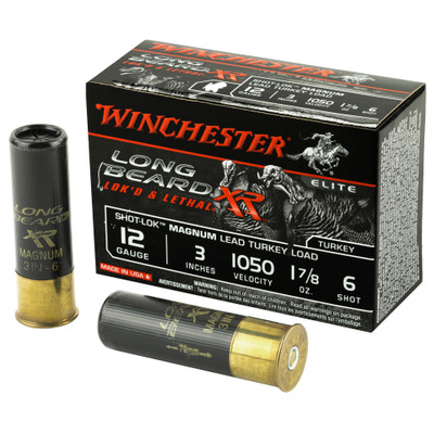 Winchester Long Beard XR 12 GA, 3in. 1-7/8oz. #6 Shot - 10 Rounds [MPN: STLB123M6]
