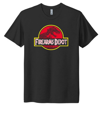 FIREARMS DEPOT DINOSAUR LOGO BLACK