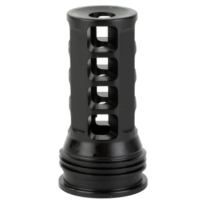 Huxwrx 1628 QD 762 Muzzle Brake Black with 1/2"-28 tpi Threads & 2.30" OAL for 30 Cal AR-Platform
