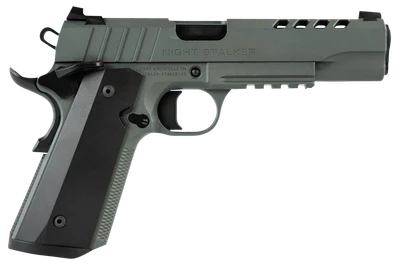 Tisas 1911 Night Stalker .45 ACP 5" Barrel 8 Rounds Platinum Grey Cerakote Semi Auto Pistol