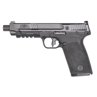 Smith amp Wesson MampP 57x28mm 5quot Threaded Barrel 22rd Black Optic Height Sights