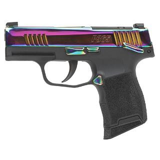 SIG SAUER P365 380ACP 31quot OR 2 10RD RAINBOWBLACK