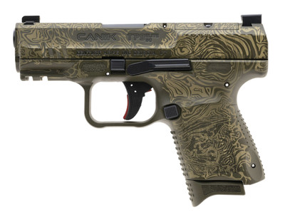 Canik TP9 Elite SC 9mm, 3.5" Barrel, 12rd/15rd, Damascus Green, Front NS
