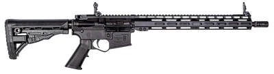 ET ARMS OMEGA RIA 5.56 16" 10RD BLACK 15" MLOK CF BUFFER TUBE ATI STOCK FLIP UP SIGHTS CA COMPLIANT