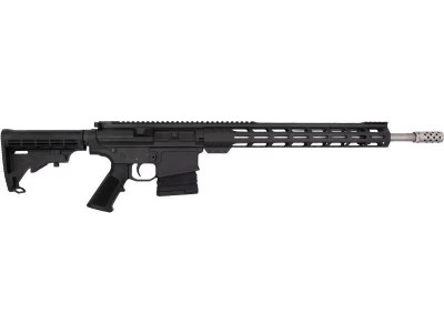 Great Lakes Firearms & Ammo Ar10 Rifle .308 Winchester 18" 10rd Nitride Bbl Desert Flag
