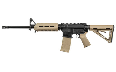 Black Rain Ordnance, A2, Semi-automatic, AR, 223 Remington/556NATO, 16" Chromoly Barrel, 30 Rounds, 1 Magazine, Anodized Finish, Black, Flat Dark Earth Furniture, Magpul CTR Stock, Magpul MOE Grip