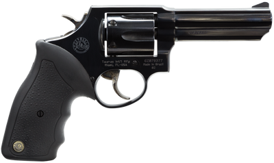 Taurus Model 82 Double Action Metal Frame Revolver Medium Frame 38 Special 4quot Barrel Steel Oxide Finish Black Rubber Grips Fixed Sights 6 Rounds