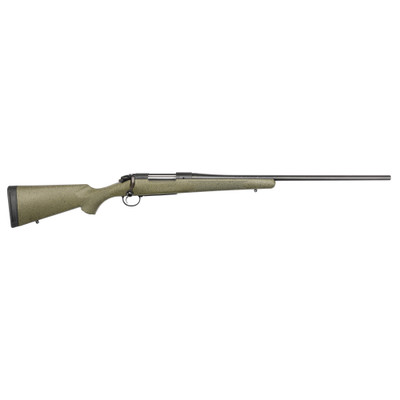 Bergara B14 Series Hunter Rifle 22250 Remington 22quot Barrel 4rd Cerakote Finish Black Green With BlackTan Dots Synthetic Stock