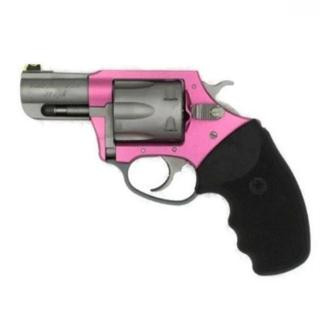 CHARTER ARMS ROSIE 38 SPECIAL 22quot 6RD PINK STAINLESS STEEL RUBBER GRIP