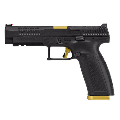 CZ P10 F CompetitionReady 9mm 5quot Barrel 19rd GoldBlack Optics ReadyFO Sights