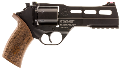 CHIAPPA RHINO 50SAR 357 MAGNUM 5quot 6RD BLACK WOOD CA LEGAL