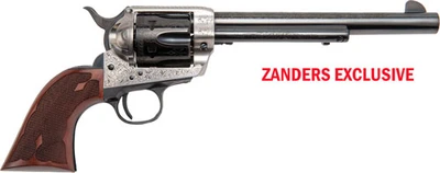 Cimarron Frontier 357 Pw Fs  75quot Engraved Silverbl Wal