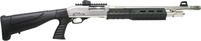 Iver Johnson Pump 12ga 3quot  18quot Snickel Qd Pg Buttstock