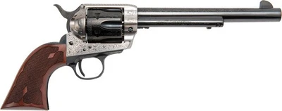 Cimarron Frontier 45lc Pw Fs  75quot Engraved Silverbl Wal