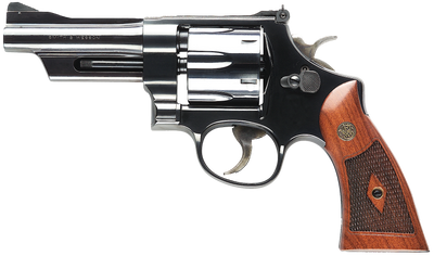 Smith amp Wesson 150339 27 Classic 357 Mag 6rd 4quot Blued Blued Carbon Steel Wood Grip